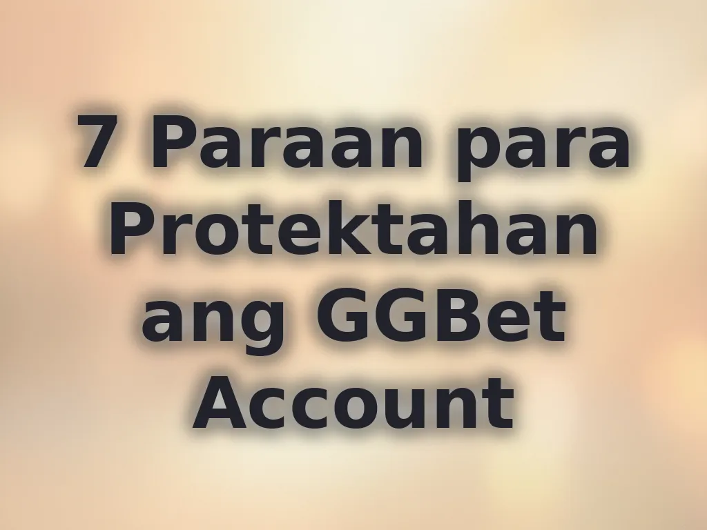 Account security